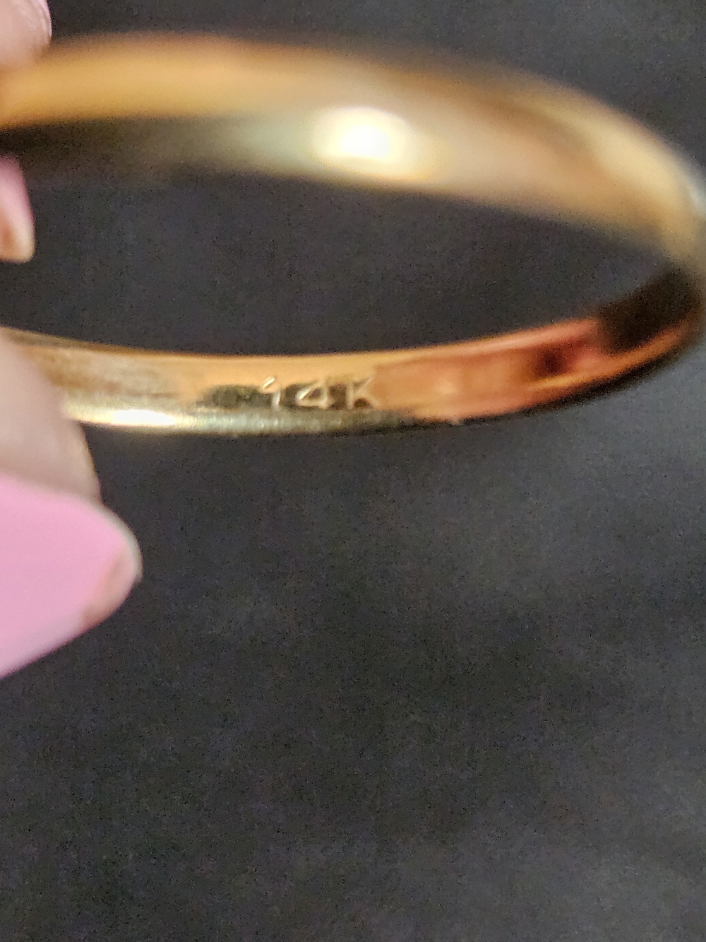 14k Yellow Gold Wedding Ring Size 12